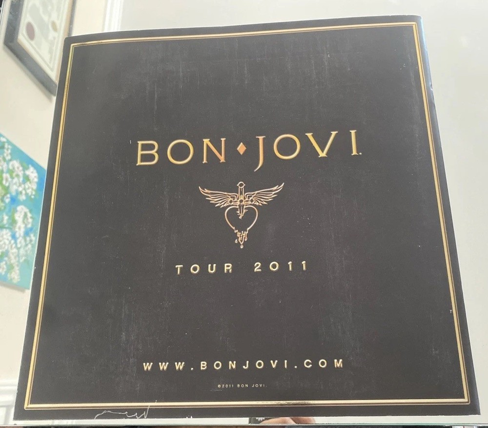 BON JOVI 2011 Tour Program Concert Book