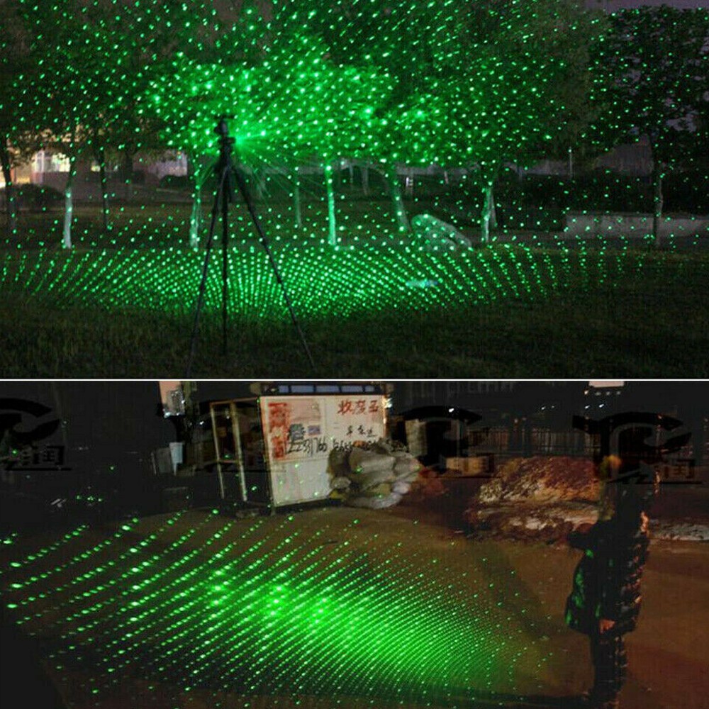 Adjustable Focus 532nm Green Laser Pointer Visible Beam Flashlight Focus Lazer