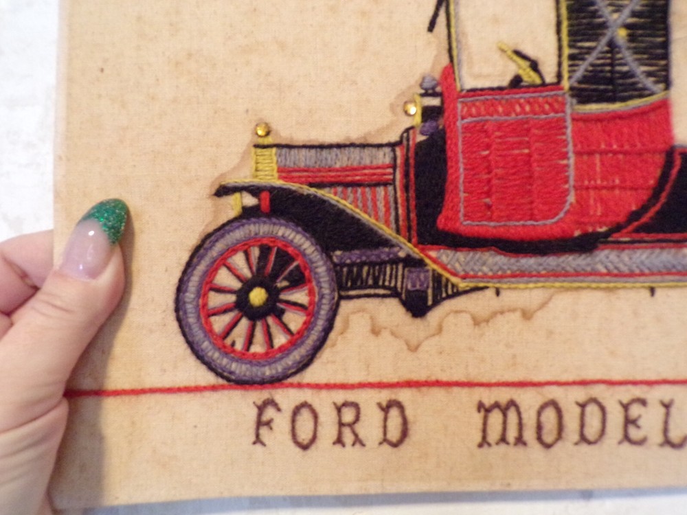 VTG Embroidery 1911 Ford Model T