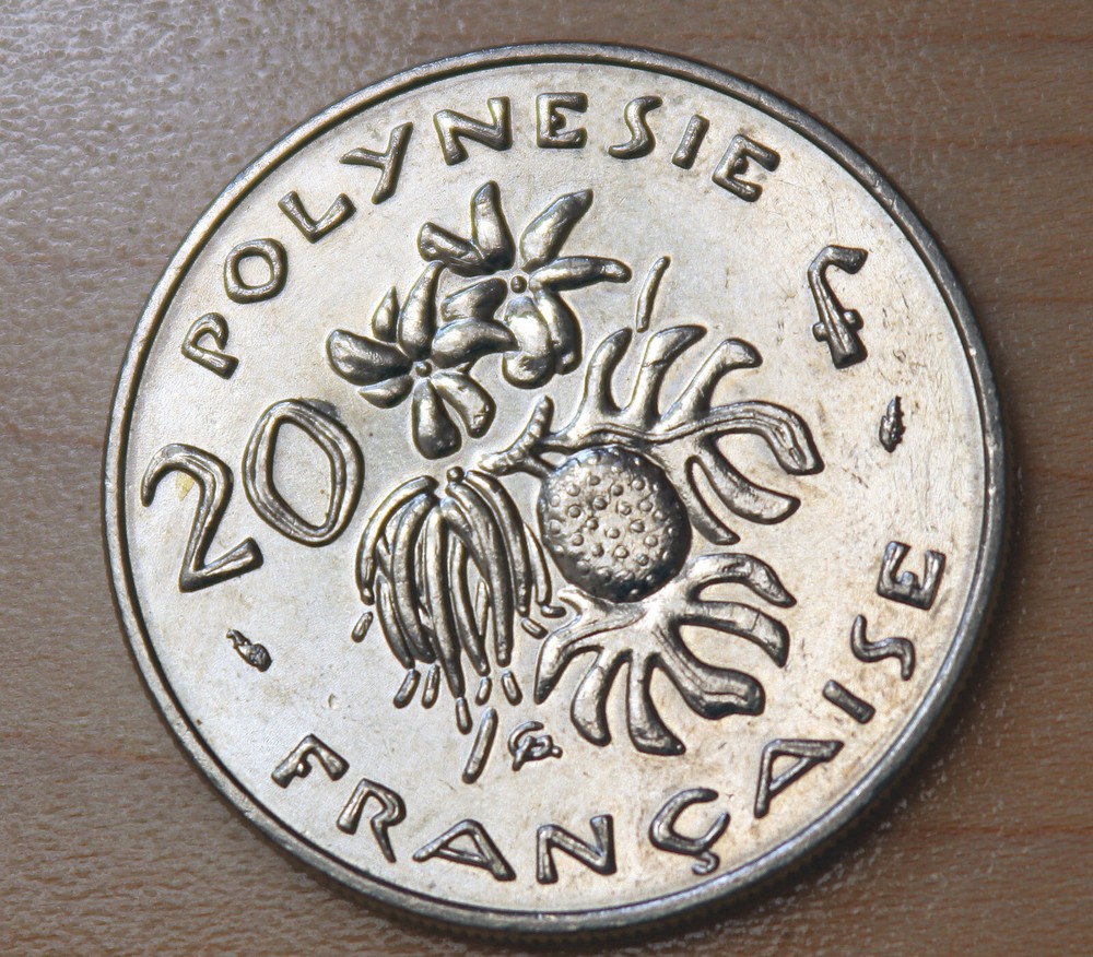 1983 French Polynesia 20 Francs