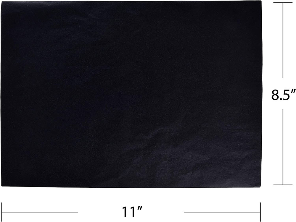 Carbon Paper (200 Sheets) - Black Graphite Carbon Transfer Tracing