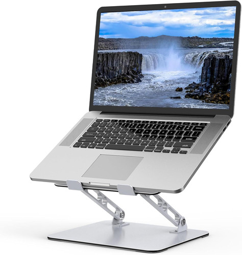 Laptop Stand for Desk, Adjustable Riser, Metal Foldable Computer...
