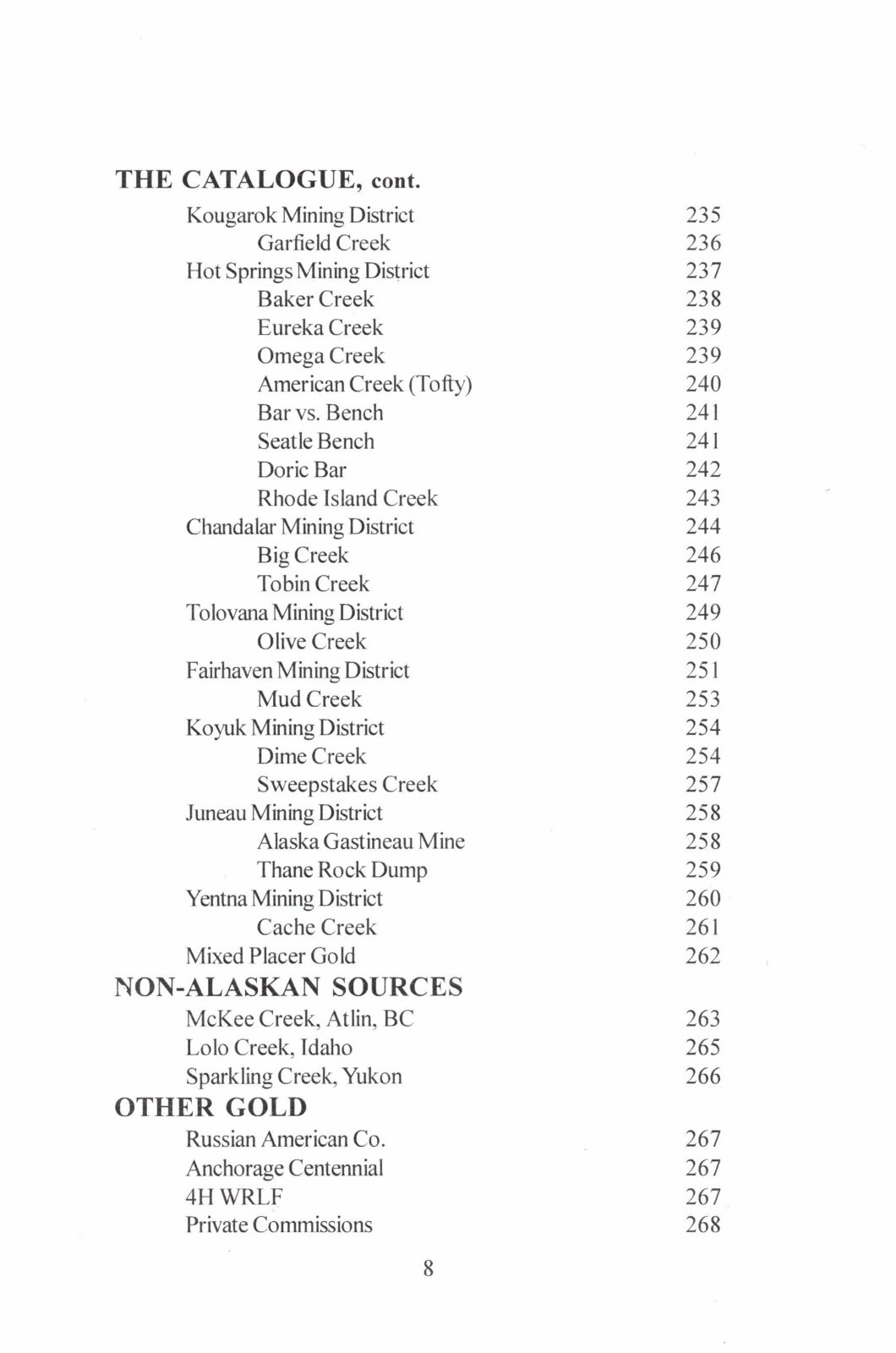 STRIKING GOLD IN ALASKA, MAKING TOKENS FROM PLACER GOLD, NEW 8TH EDITION