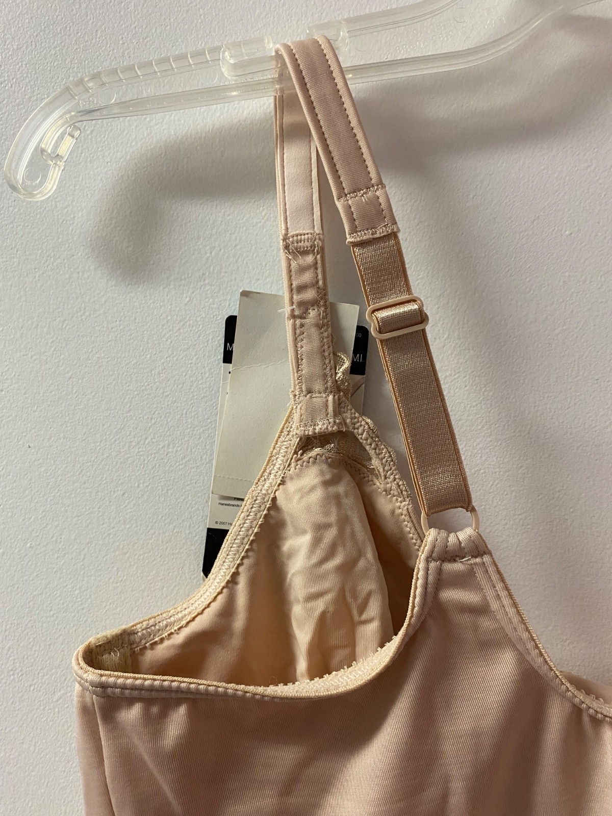 Bali Camisole Cami Minimizer Shapewear 36C or 38C Underwire Modest Style 8684