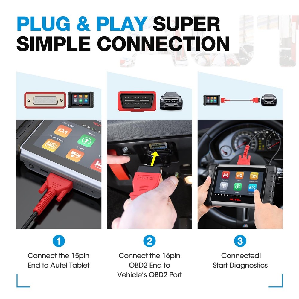 OBD2 Main Test Cable Data Wire Cord For MaxiSys MS908/Mini MS905/DS808
