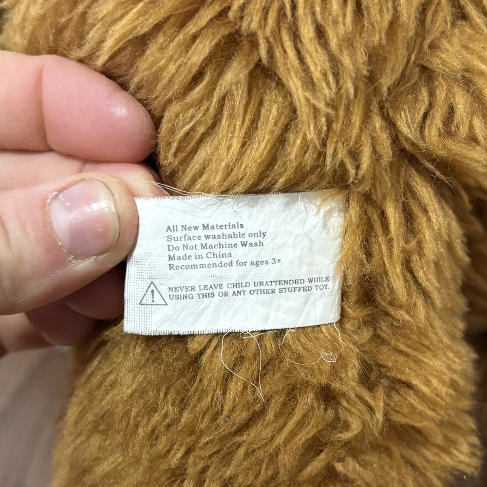 Hug A Bib Brown Bear 16” Plush