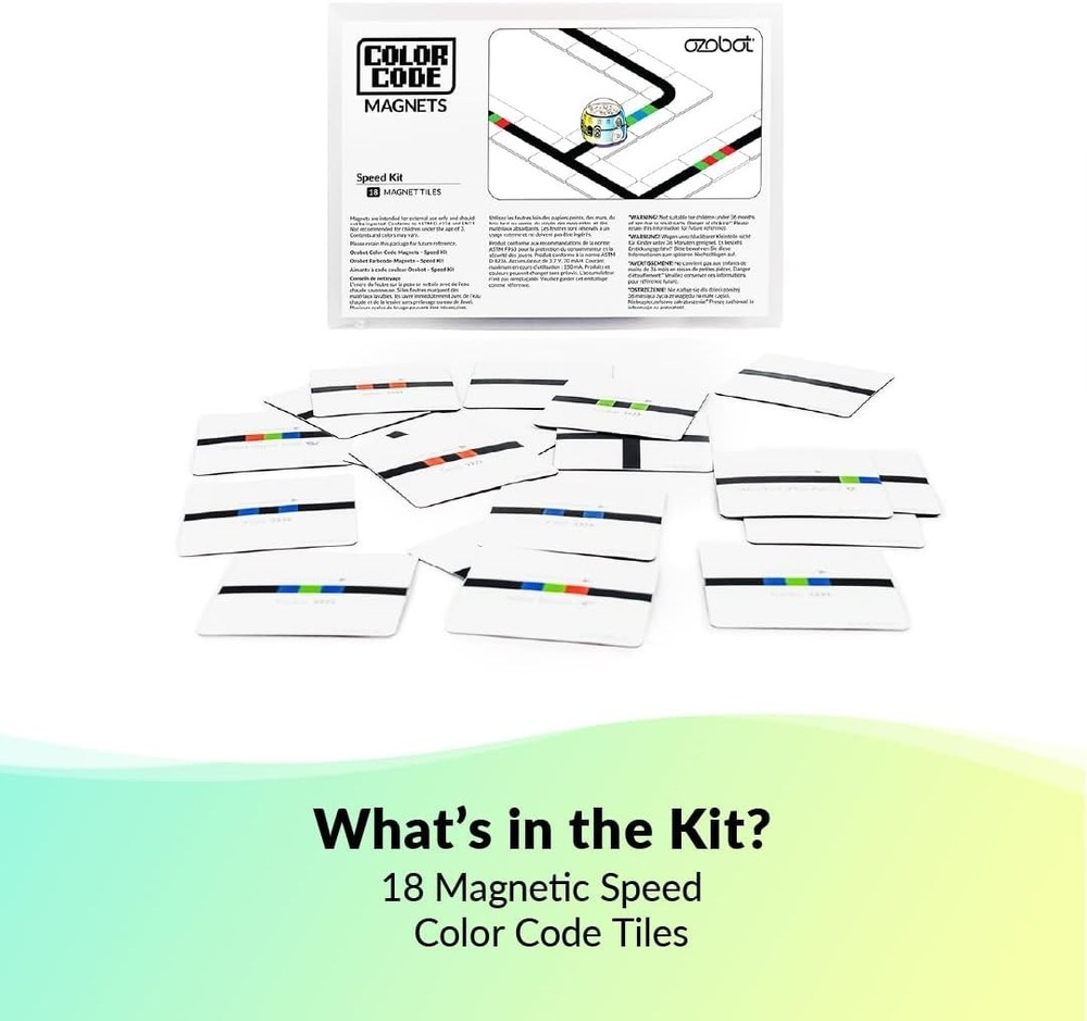 Color Code Magnets Speed Kit, Interactive Coding Learning Tool for Kids Ages ...