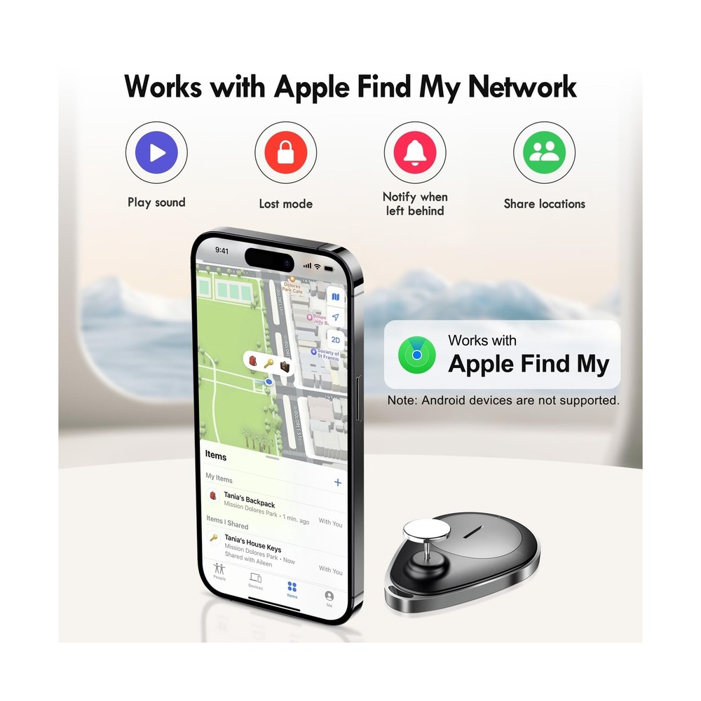 Utag GPS Tracker for Kids Hidden 2 Pack, Bluetooth Tracker Work... FAST USA SHIP