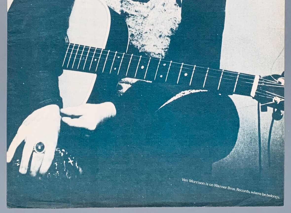 VAN MORRISON 1973 original POSTER ADVERT HARD NOSE THE HIGHWAY Warner Records