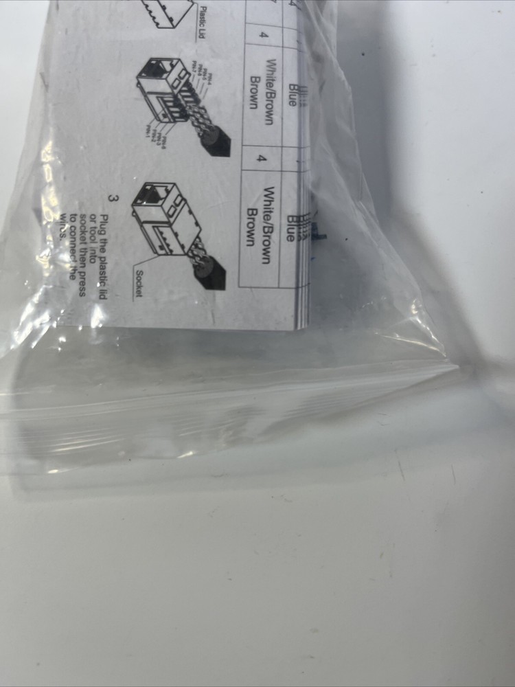 Construct Pro RJ45 Cat6 Keystone Jack (10-Pack, White)