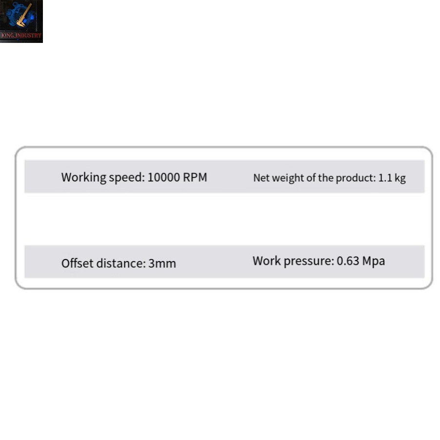 1pc Pneumatic grinding machine 70*198 dry grinder