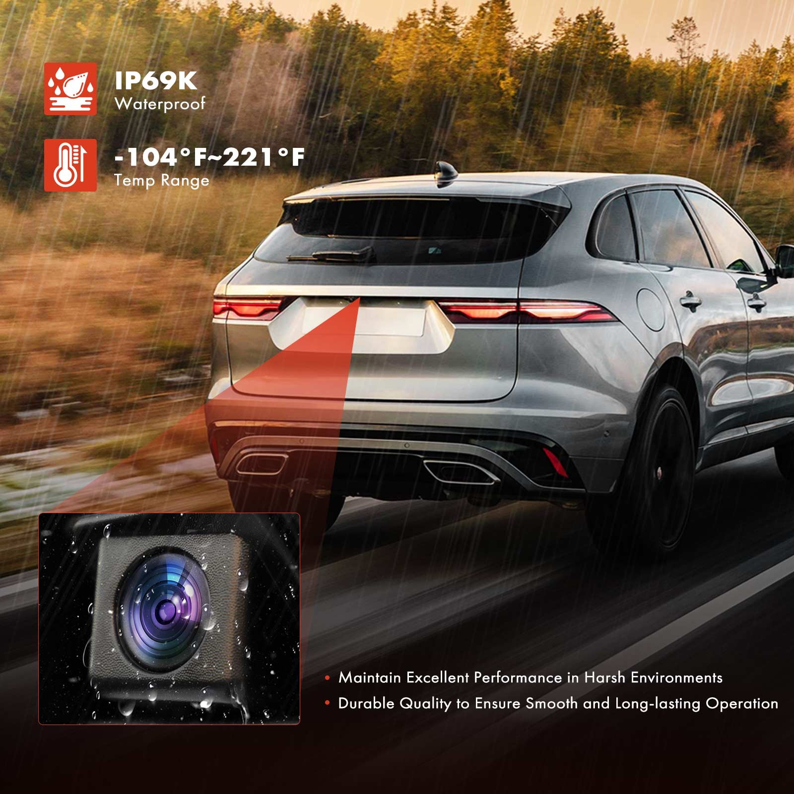 Rear View Back Up Park Assist Surround View Camera for GMC Acadia 2017 2018 2019