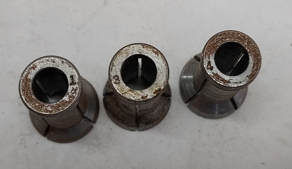 3 - Case Trimmer Collet #1, #3, #4 Reloading Equipment Tool