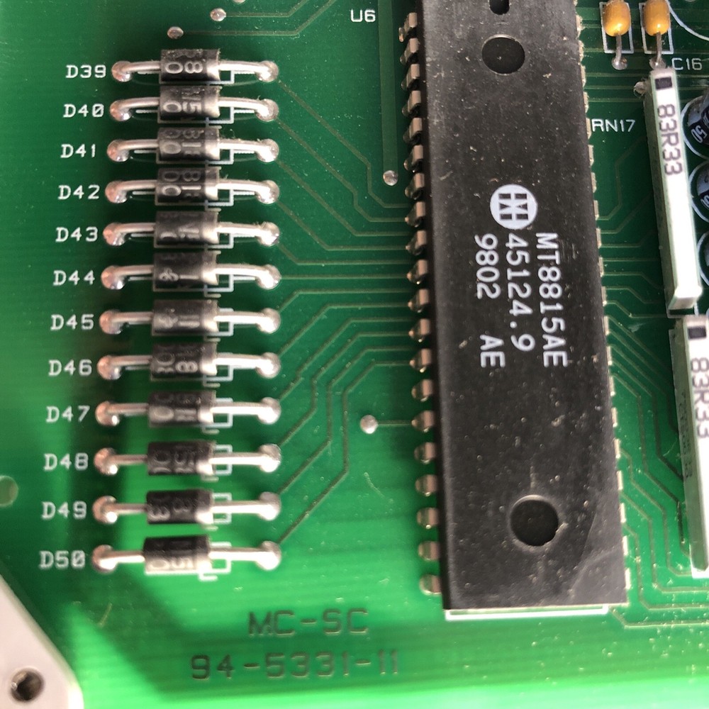 Bogen Multicom 2000 MCSC Station Card Untested 94 5331 11