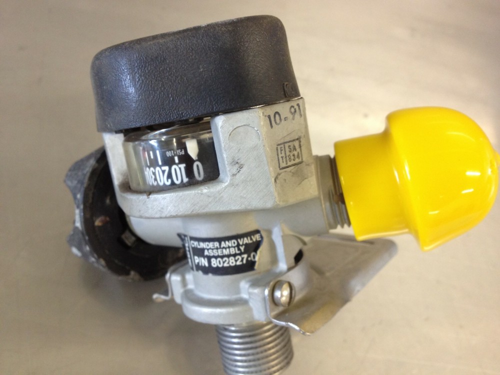 10 Pack SCBA Industrial Cylinder Valve Thread Protector Caps Yellow