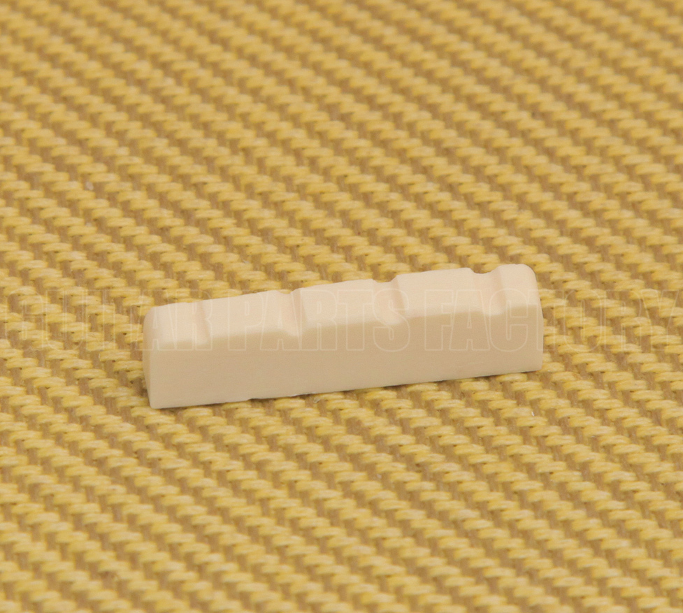 BN-BONE4 (1) Bleached Bone Slotted Flat Bottom Nut For Bass®