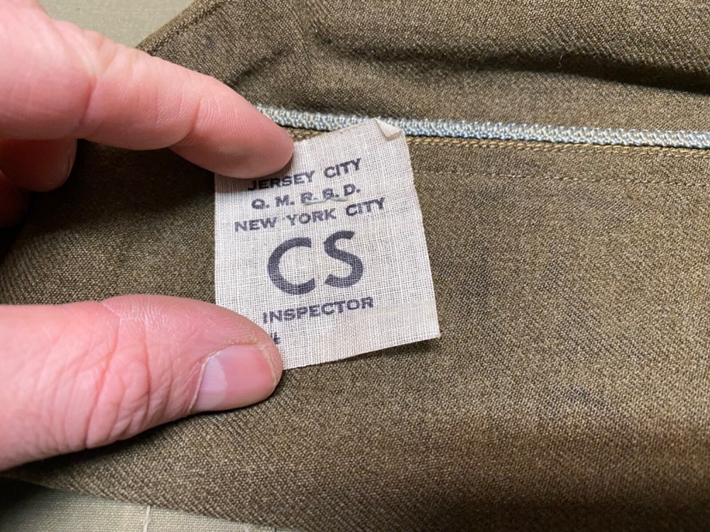 RARE ORIGINAL WWII US ARMY INFANTRY OVERSEAS GARRISON HAT CAP-SIZE 2XLARGE