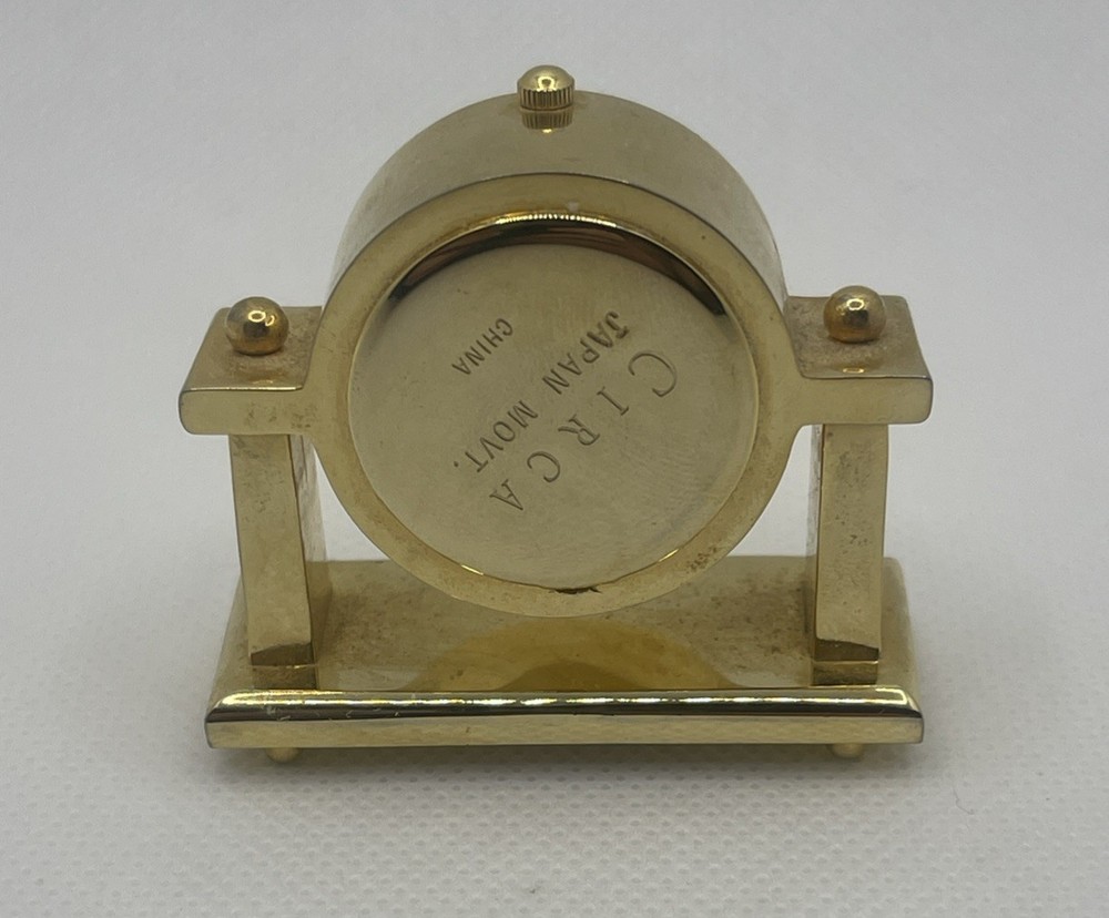 Circa MINI MANTLE CLOCK - Brass - Works