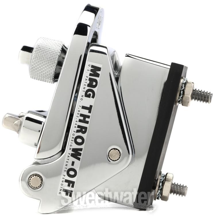 DW MAG Snare Drum Throw Off Chrome