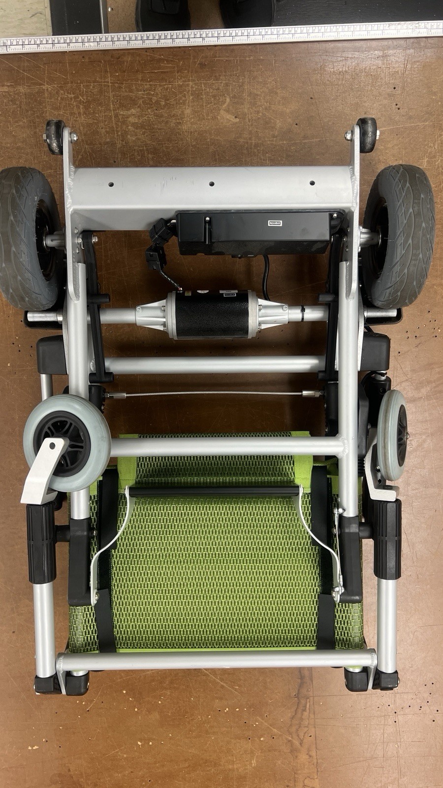 Zinger Foldable Lightweight Electric Power Wheelchair Aluminum - No Battery