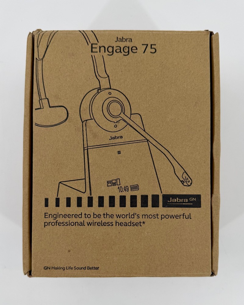 Open Box - Jabra Engage 75 Mono NA Wireless Headset System w Base 9556-583-125