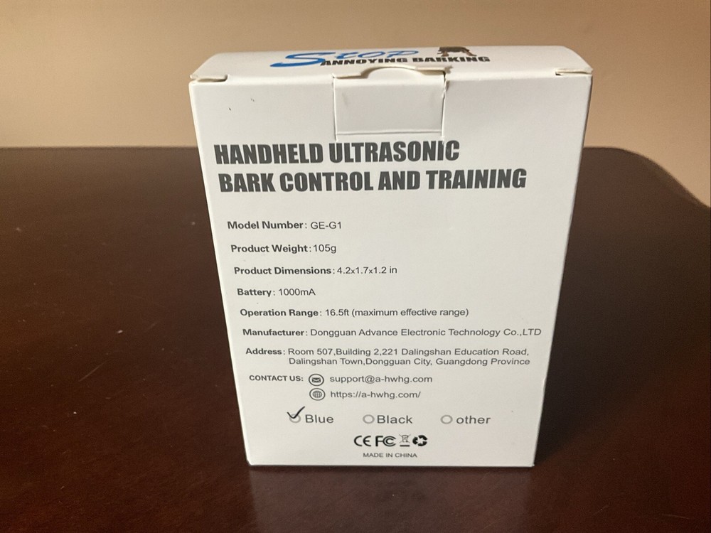 Ahwhg Bark Control Training