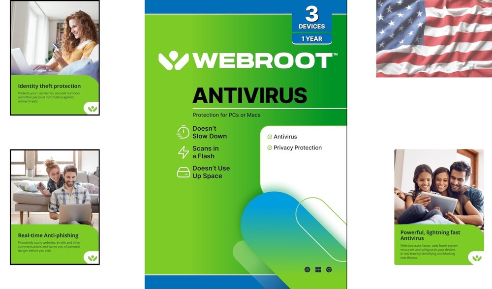 Complete Antivirus Software 2024 | Efficient 3-Device Plan with System Optimizer
