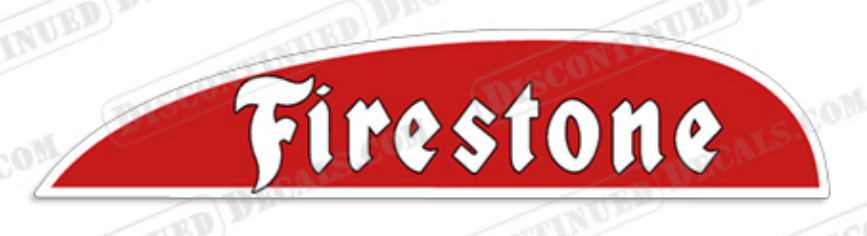 Fits Firestone 3.6hp Outboard Motor Engine Decals - 1948-1951