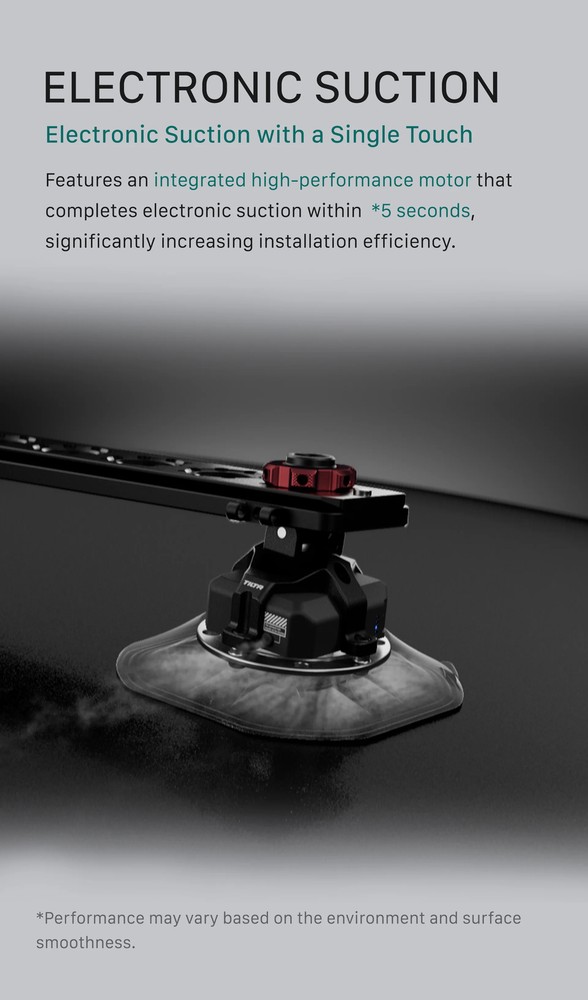 TILTA HDA-ESC Electronic Suction Cup 4.5" Multi-Functional ( Internal Batteries)