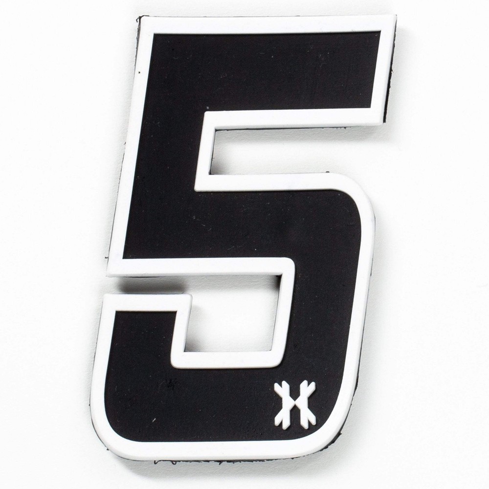 HK Army Rubber Number Patch W/ Hook and Loop - "5"