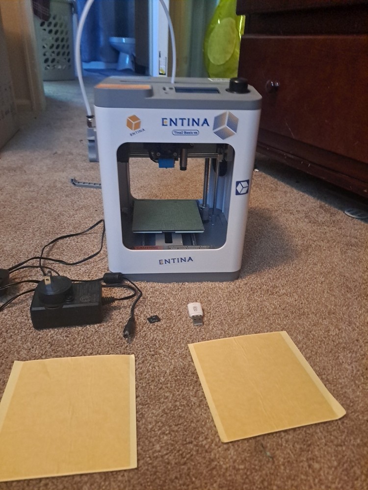 Entina Mini 3D Printer Tina 2 Basic V.9 Cloged But Works