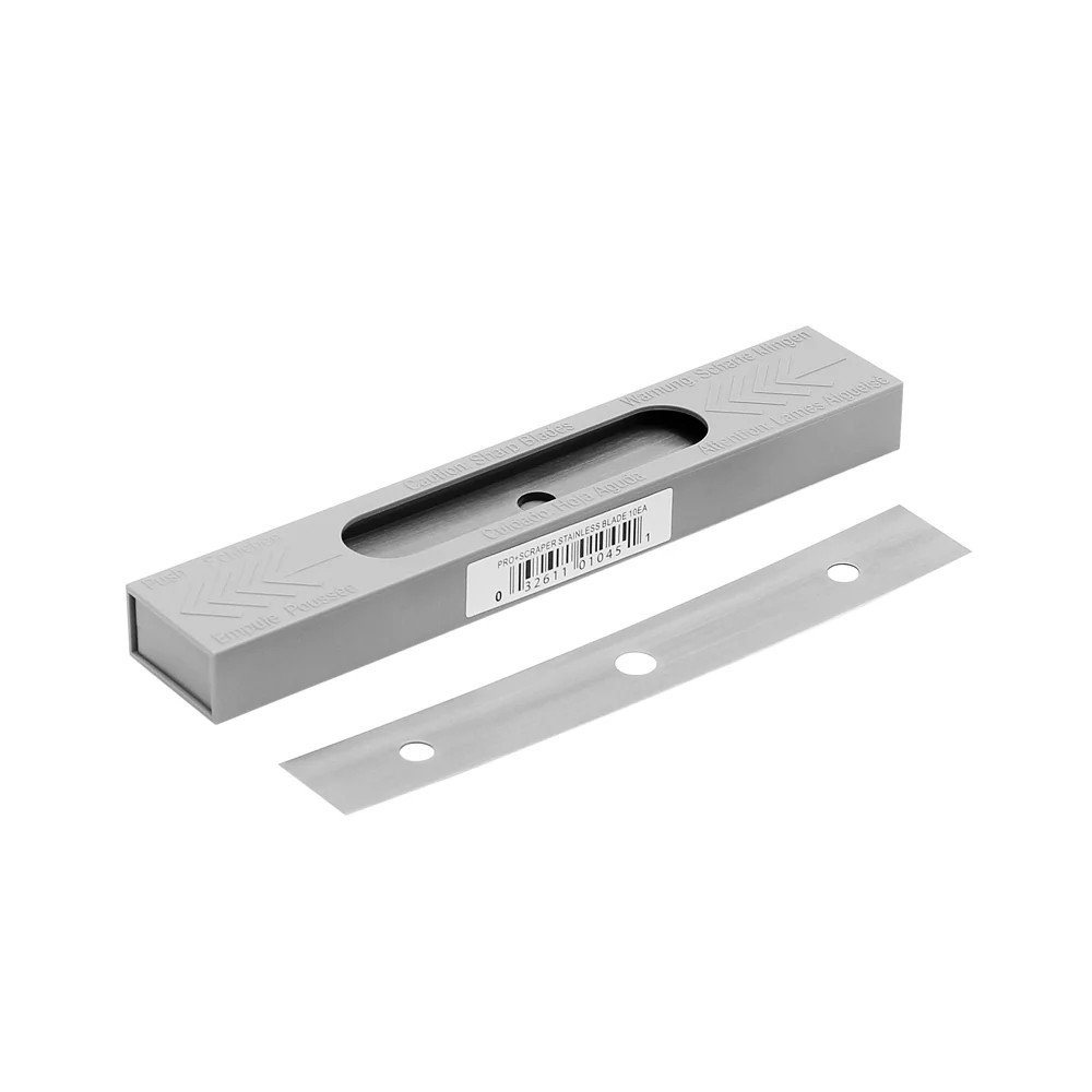 Ettore Pro+ Stainless Scraper Blades 6in/15cm