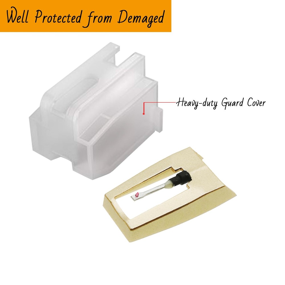 Record Player Needles, Turntable Stylus Needles Replacement for Gold