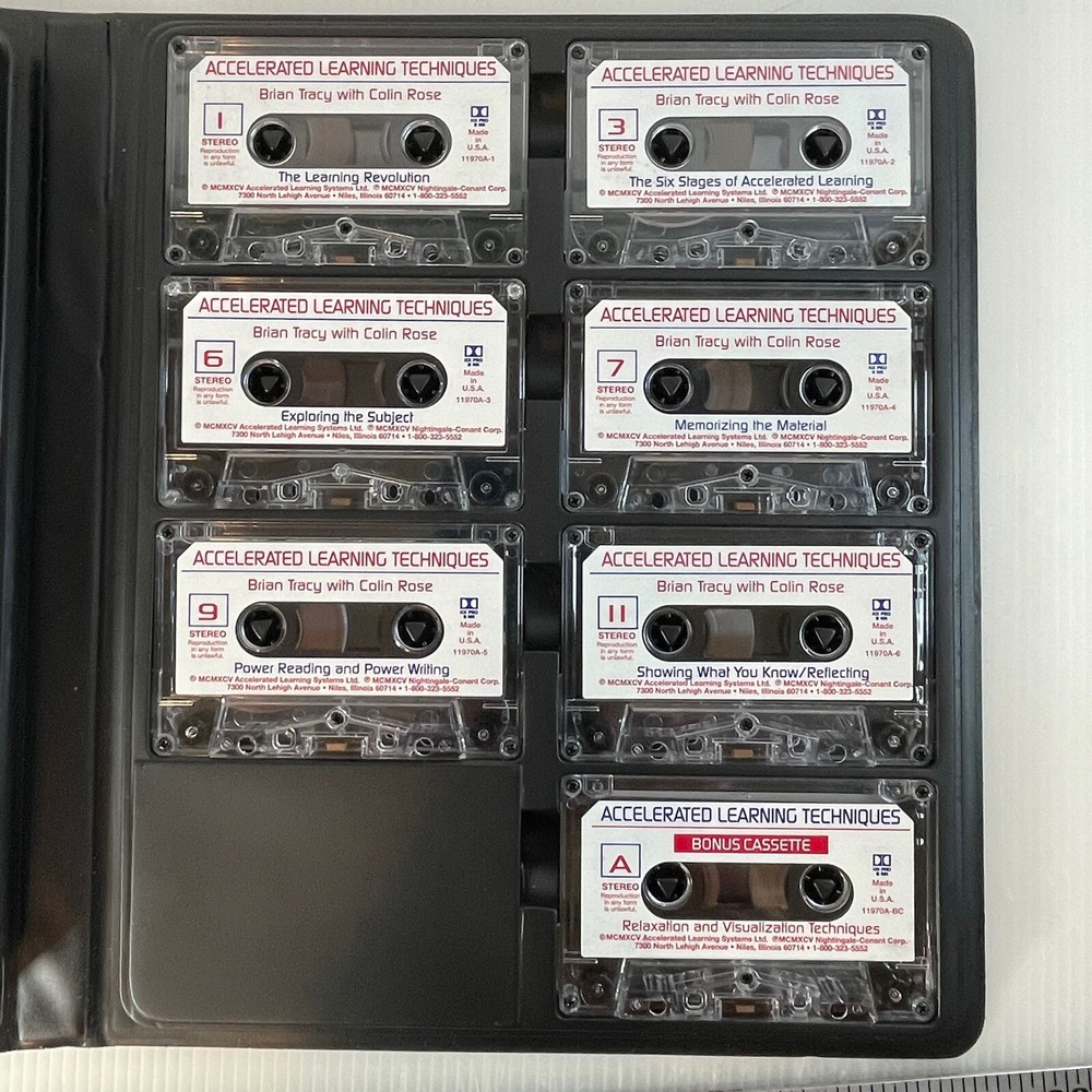 Brian Tracy/Colin Rose: Accelerated Learning Techniques, Workbook + 7 Cassette