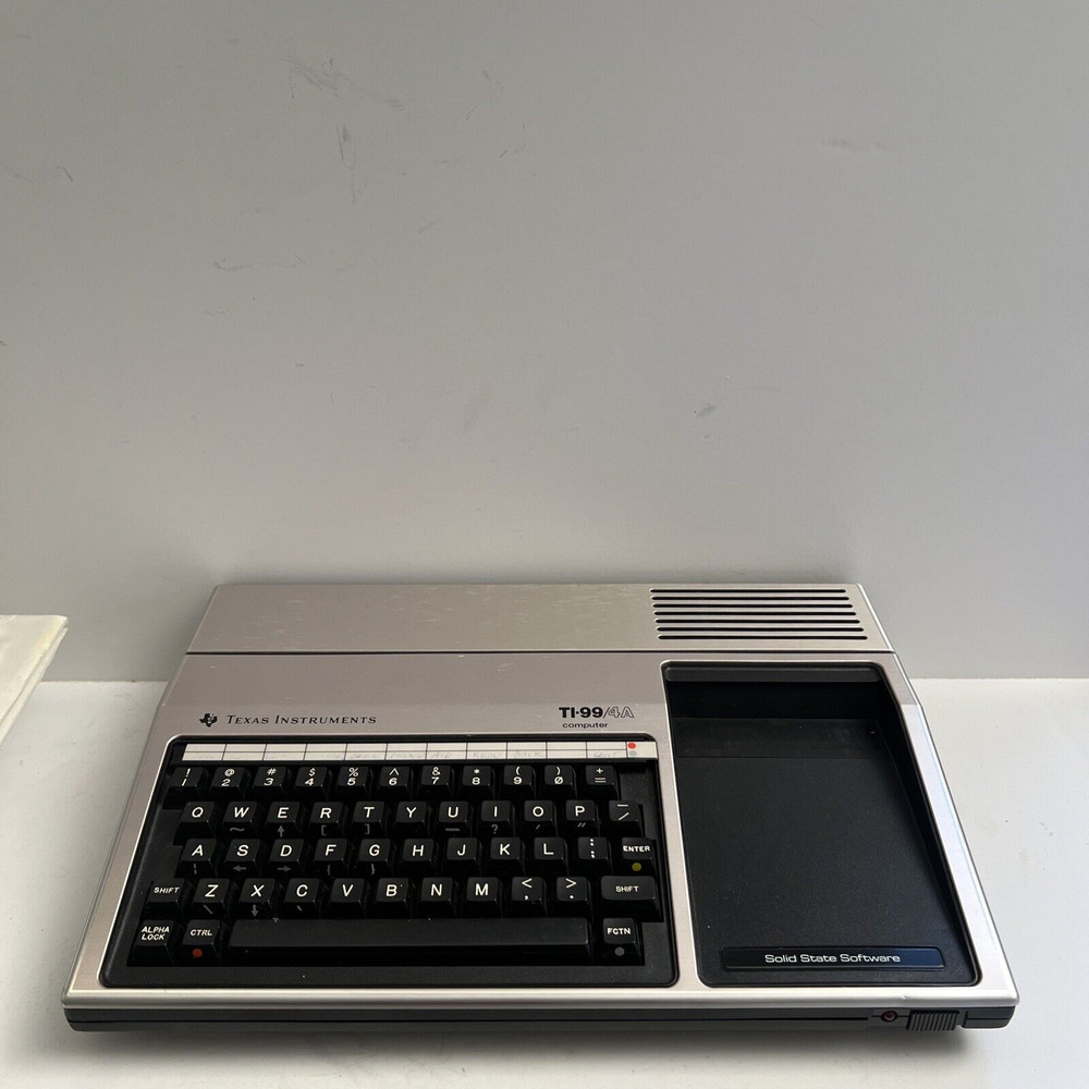 2) Texas Instruments TI-99/4A Computer w/ 1 Power Supply & Manuals Untested