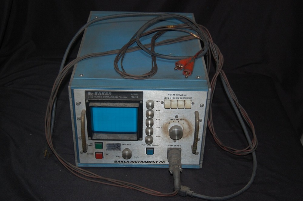 Baker Instruments Model 103 Surge Comparison Tester | Vintage | Untested | Parts
