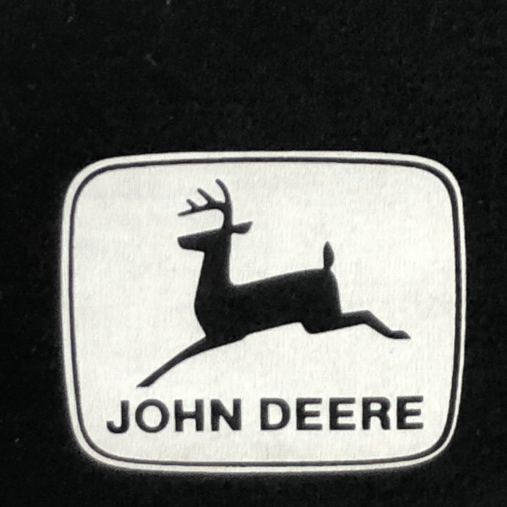 Vintage John Deere Soft Cooler Black Rectangular W/ Strap