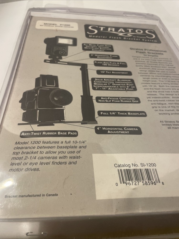 New Sealed Stratos Modular Flash Bracket System Model 1200