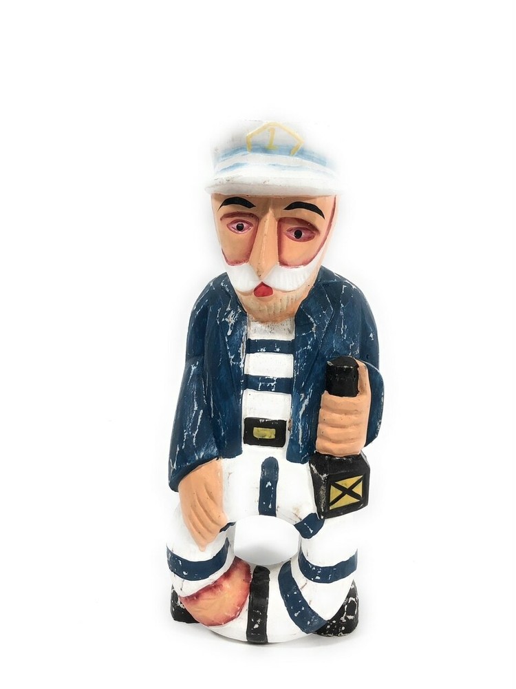 Decorative Sailor/Captain 12" - Rustic Coastal | #ort1704325b