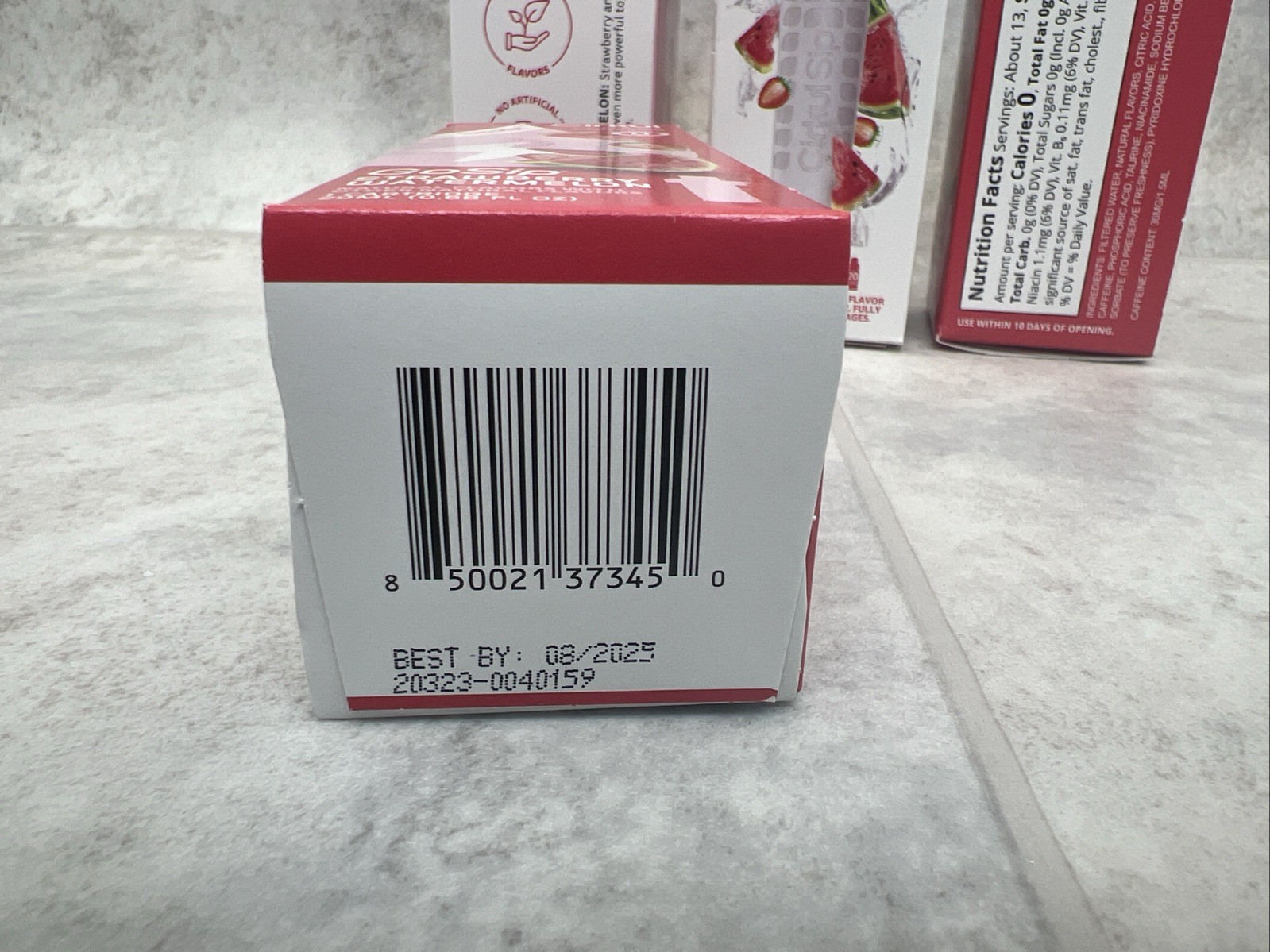 4 Pack! Cirkul Energy Flavor Cartridge GoSip Strawberry Watermelon- Caffeine