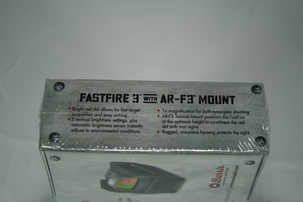 BURRIS 3 MOA RED DOT REFLEX SIGHT (SDM032982)