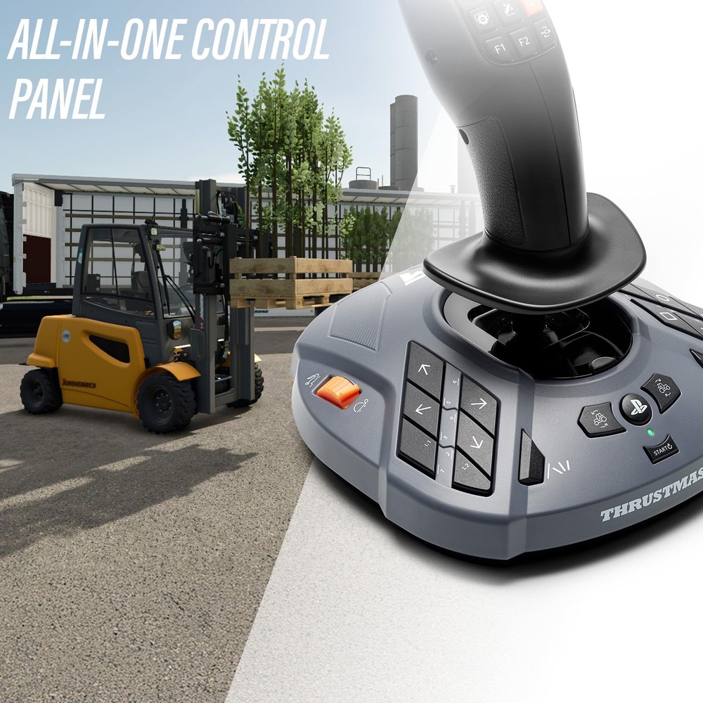 Thrustmaster SimTask FarmStick, Multifunctional Joystick for Farming Grey