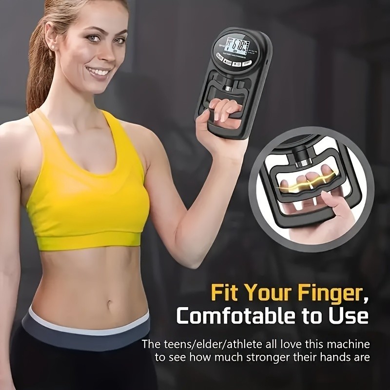 Electronic Hand Grip Strength Trainer, For Hand Exercise, Strength Training