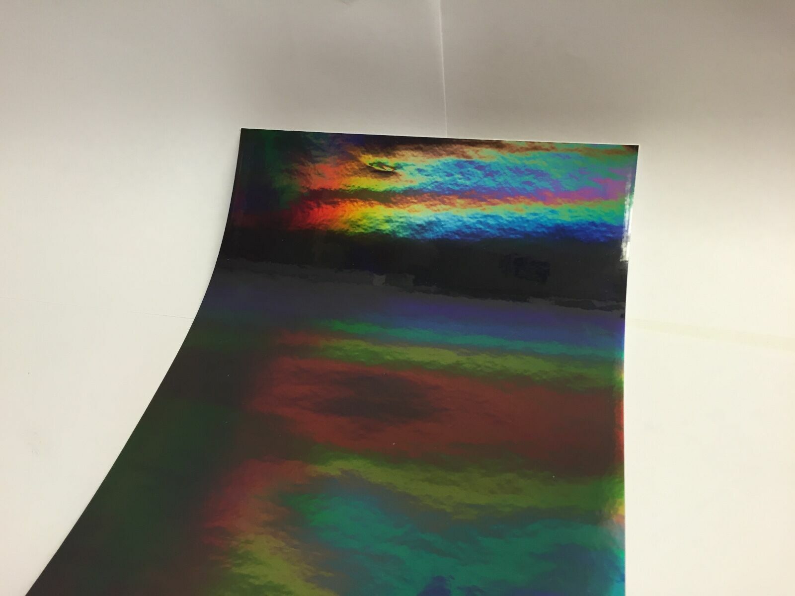 Black Rainbow Oil Slick Sign Plotter Vinyl Film