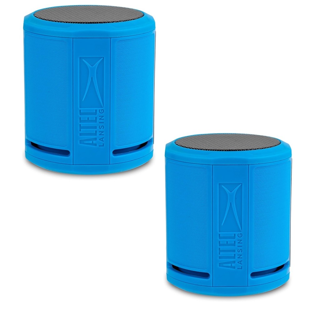 Altec Lansing HydraOrbit EverythingProof Bluetooth Speaker 2-Pack, Blue