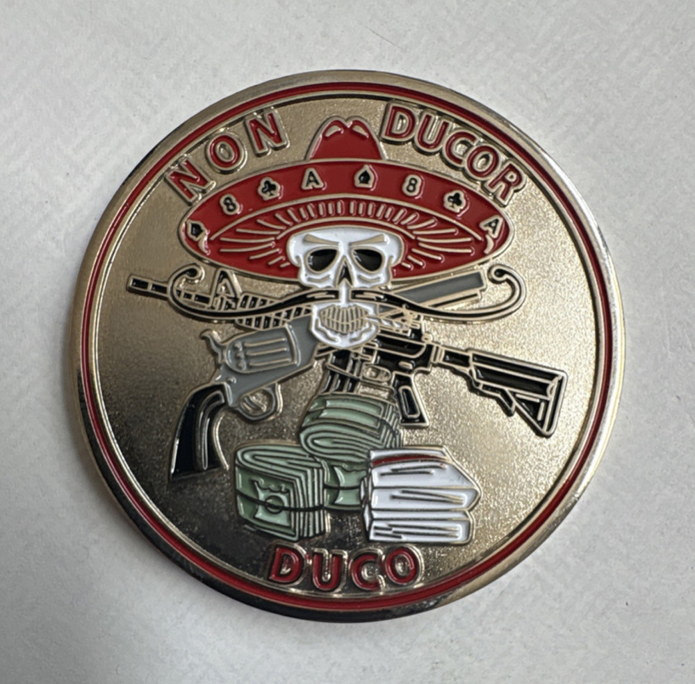 Pasadena Narcotics Task Force Police Challenge Coin Non Ducor Duco