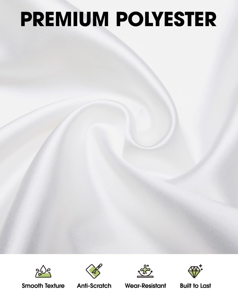 Rectangle Table Cloth 60" x 102" – Durable Polyester Tablecloth Offers Reusab...