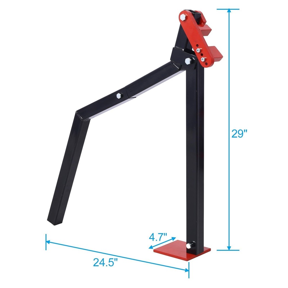 Metal Post Puller Adjustable Fence Post Extractor for Ground Rod Removal