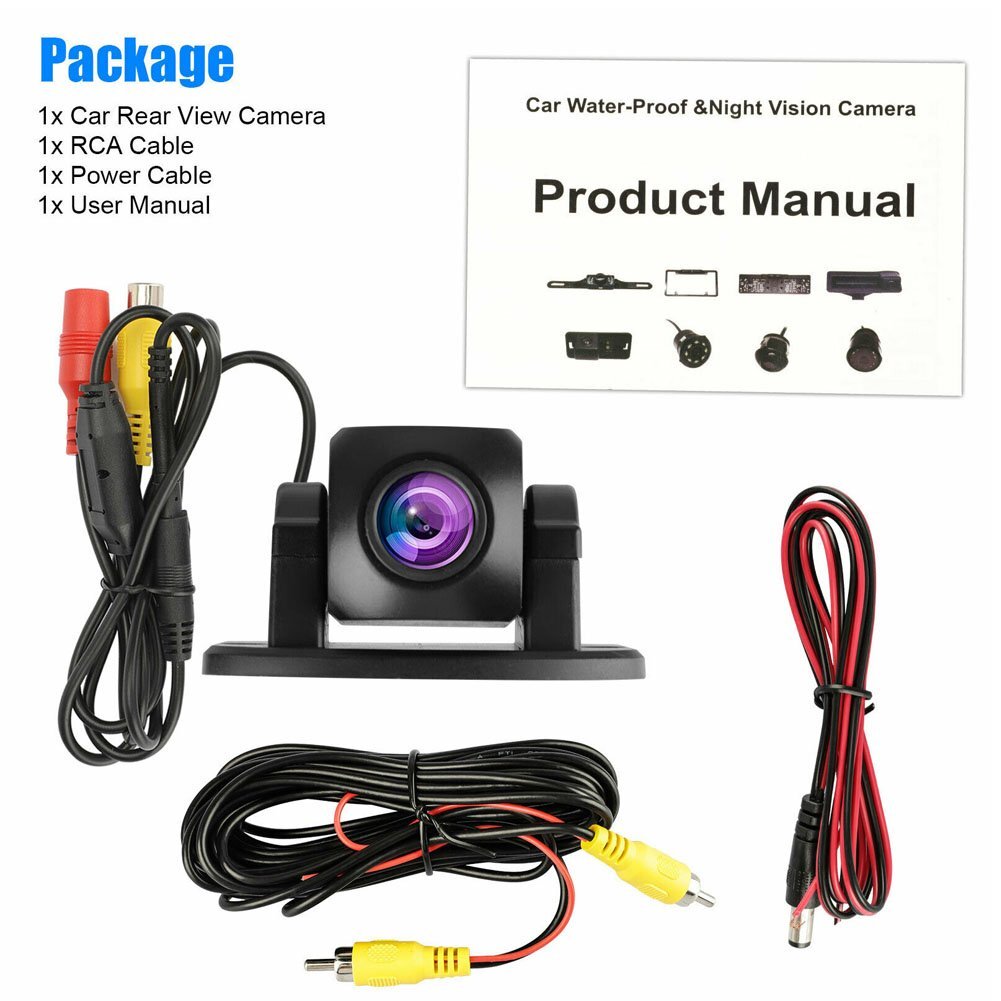 170º Car Rear View Reverse Backup Parking Camera Waterproof Night Vision CMOS US