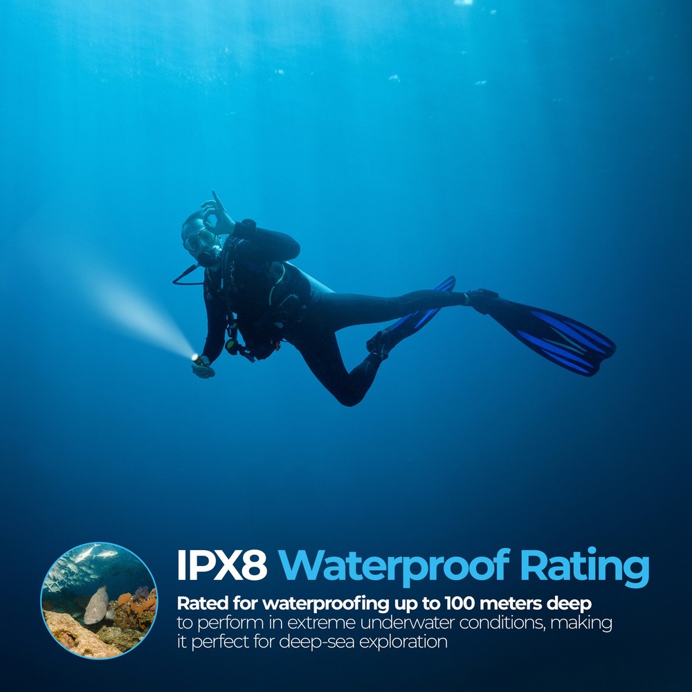 Blue Reef 2000 Lumens Dive Light